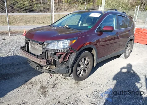 2014 Honda Cr-V Ex-L from USA, damaged, VIN 5J6RM4H71EL030807